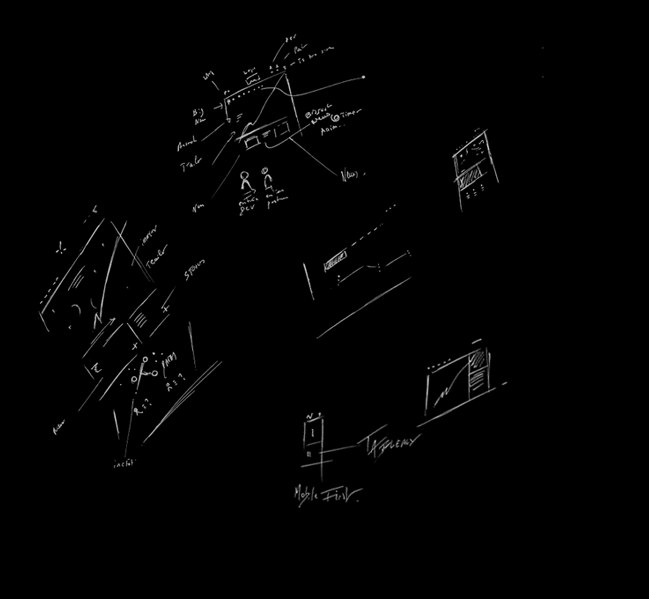 vue isométrique sketching